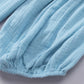 Women's Dropped Shoulder V-Neck Blouse