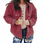 Women's Solid Color Loose Ding Heart Velvet Jacket