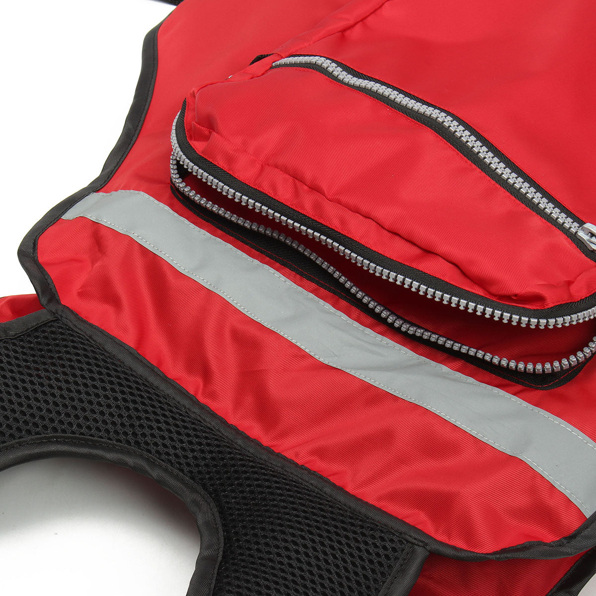 Universal Fishing Life Jacket Kayak Snorkeling Sailing Swimming Reflective Stripe Coat