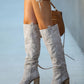 Women's Suede Oversized Over-the-knee Boots