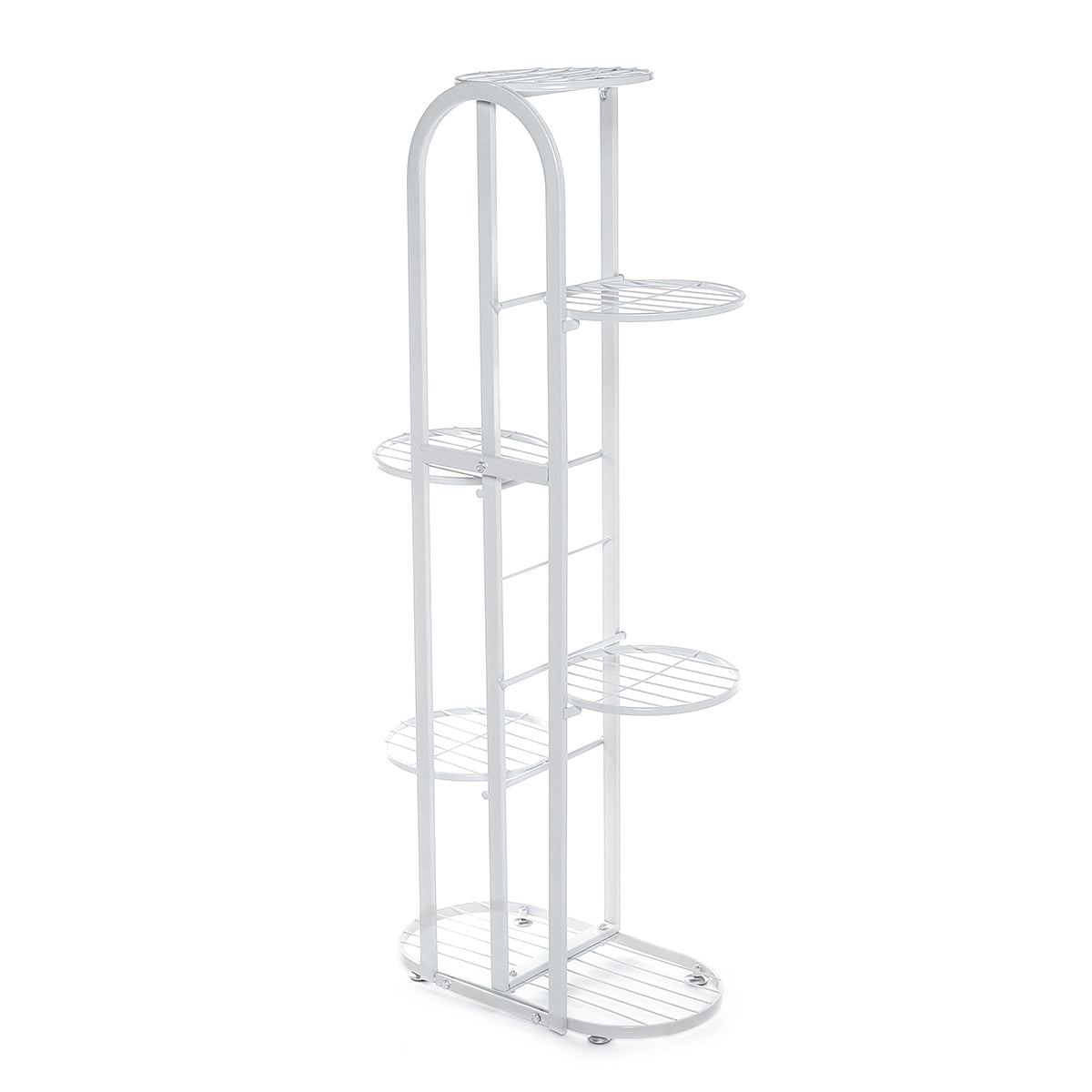 Six Holder Plant Display Shelves for Garden Home Office Indoor Outdoor