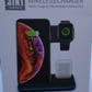 Compatible Mobile Phone Watch Earphone Wireless Charger 3 In 1 Wireless Charger Stand