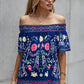 Women's Floral Off-Shoulder Blouse (M Sold Out)
