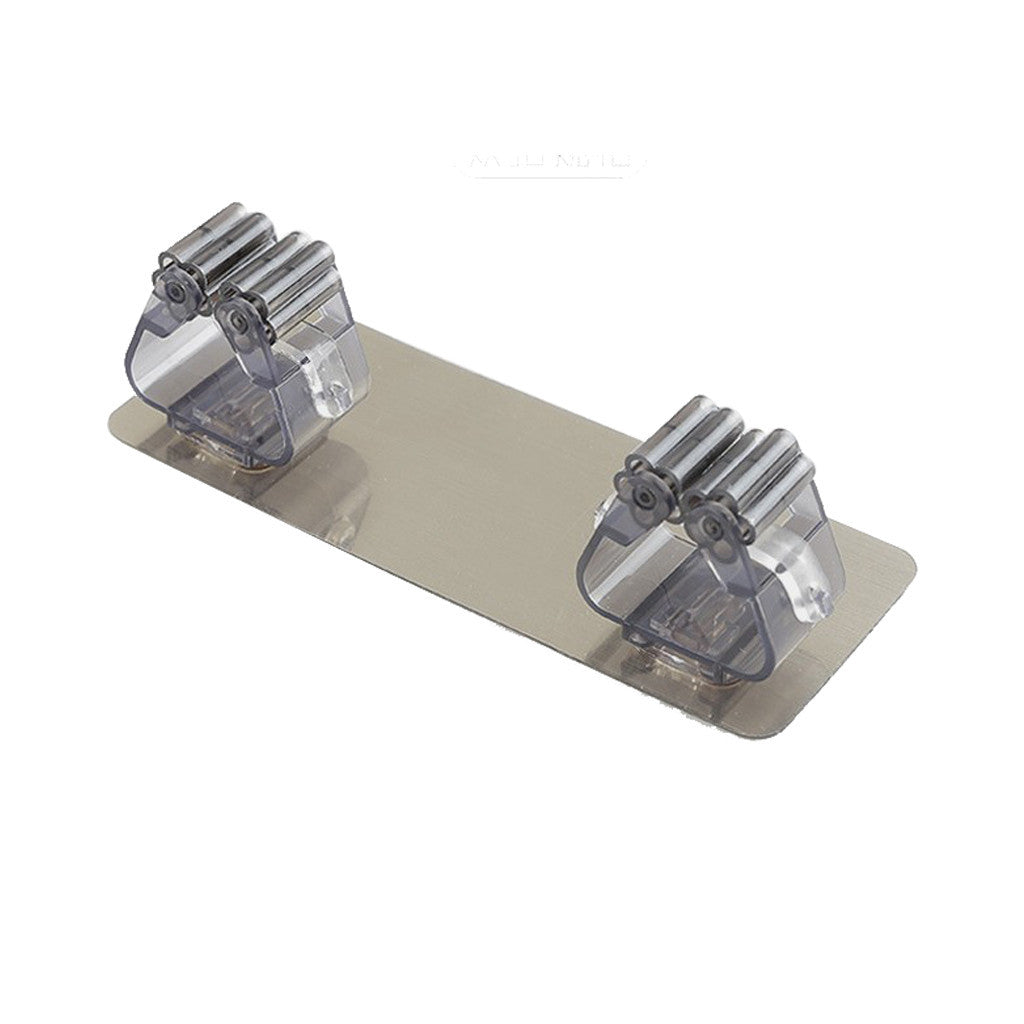 Wall Mounted Mop Organizer Holder Brush Broom Hanger Storage Rack Kitchen Tool