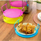 Multi-function microwave oven layered steamer tray rack double-layer insulation tray rack