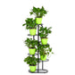 Six Holder Plant Display Shelves for Garden Home Office Indoor Outdoor