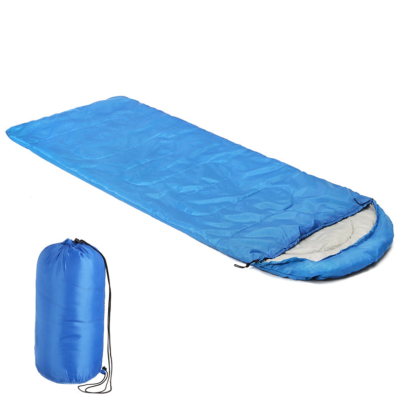 Unisex Waterproof 210x75CM Sleeping Bag Single Person for Outdoor Hiking Camping Warm Soft with Home Suit Case