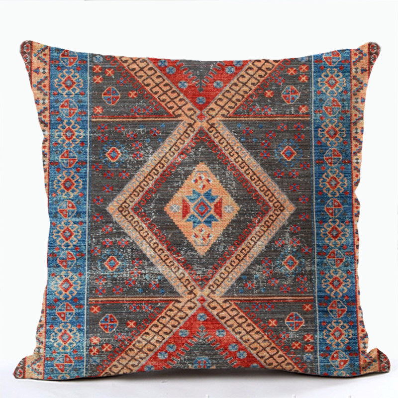 Bohemian Print Pillowcase Ethnic Style Pillows
