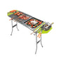Stainless Steel Outdoor BBQ Charcoal Grill Folding Portable Durable Non-slip BBQ Installation-free Multi-purpose Grill