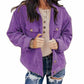 Women's Solid Color Loose Ding Heart Velvet Jacket