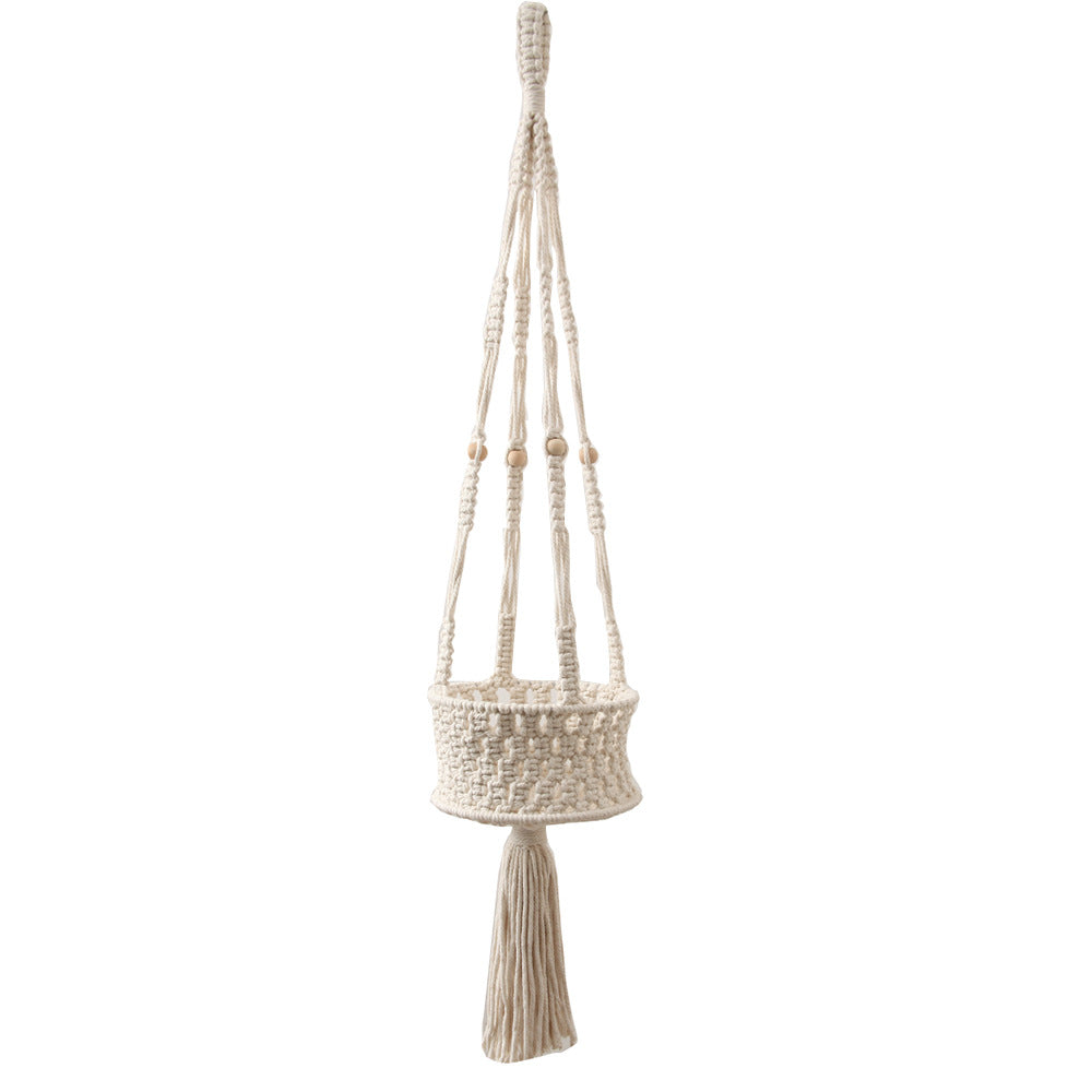 Home Garden Decoration Woven Flower Basket Potted Plant Charm