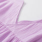 Women's Dropped Shoulder V-Neck Blouse