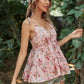 Women's V-Neck Tie Spaghetti Straps Blouse