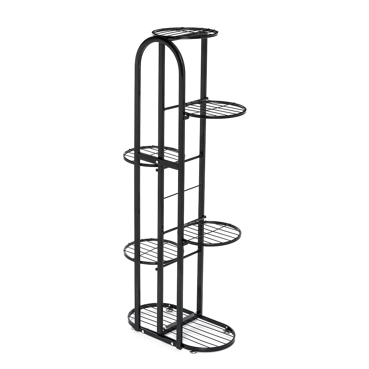 Six Holder Plant Display Shelves for Garden Home Office Indoor Outdoor