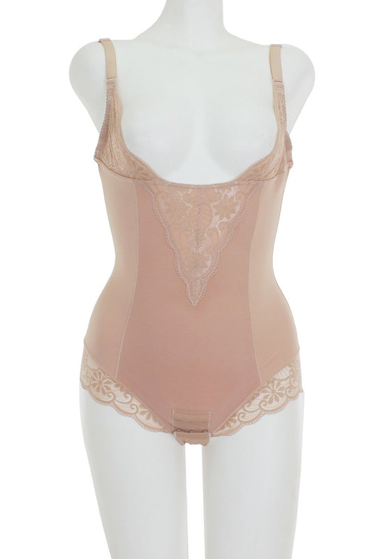 Women's Lace And Mesh Bodysuit Shapewear