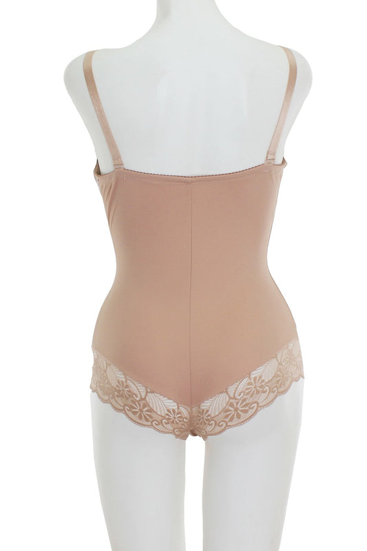 Women's Lace And Mesh Bodysuit Shapewear