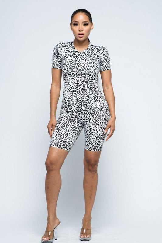 Women's Women's Brushed Short Sleeve Top And Biker Pants And Face Mask Set
