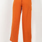 Women's High Waist Paper Bag Wide Pants