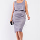 Women's Plus Night Sky Shimmer Sleeveless Layered Dress (3X Only)