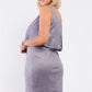 Women's Plus Night Sky Shimmer Sleeveless Layered Dress (3X Only)