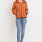 Women's Long Sleeve Half Zipper Pullover Loopie Terry