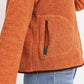 Women's Long Sleeve Half Zipper Pullover Loopie Terry