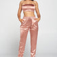 Women's Tube Top Pant Set