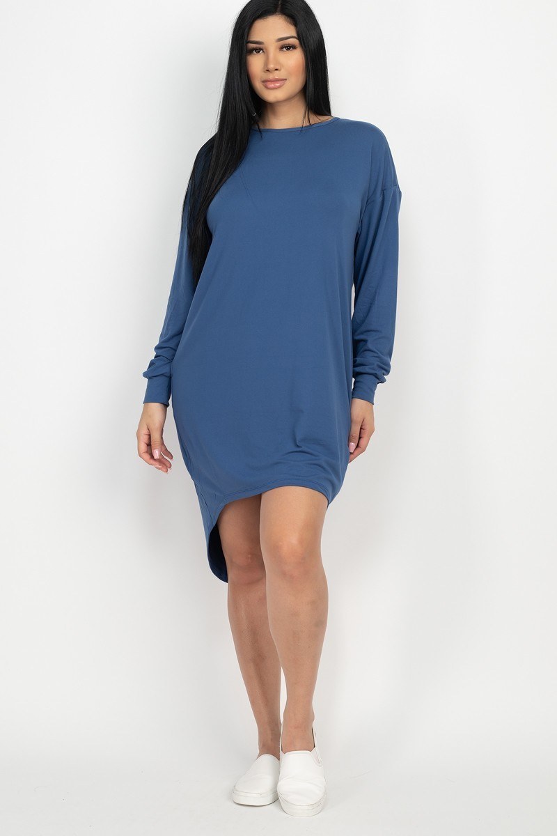 Women's Cozy High Low Dress