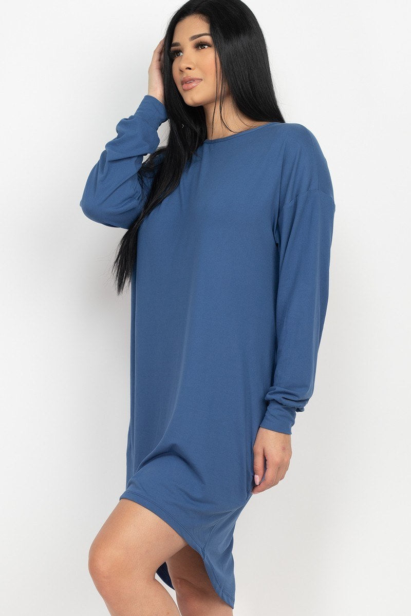 Women's Cozy High Low Dress