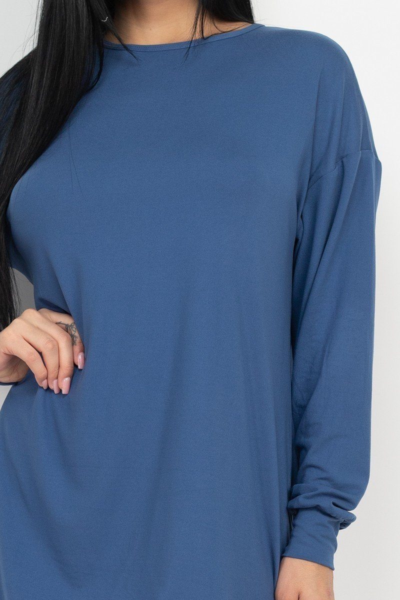Women's Cozy High Low Dress