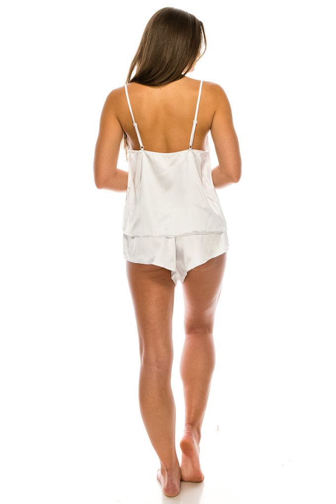 Women's Satin Lingerie Short Set
