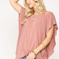 Women's Leopard Jacquard Knit Jersey Top With Front Tie, Ruffled Sleeve
