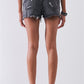 Women's Ripped High-waist Raw Hem Distressed Mini Shorts