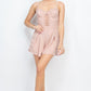Women's Cinched Zip Sweetheart Pleated Romper
