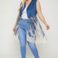 Women's Sleeveless Lace Cardigan