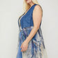 Women's Sleeveless Lace Cardigan