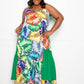 Women's Splice Tropical Dress
