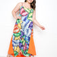 Women's Splice Tropical Dress