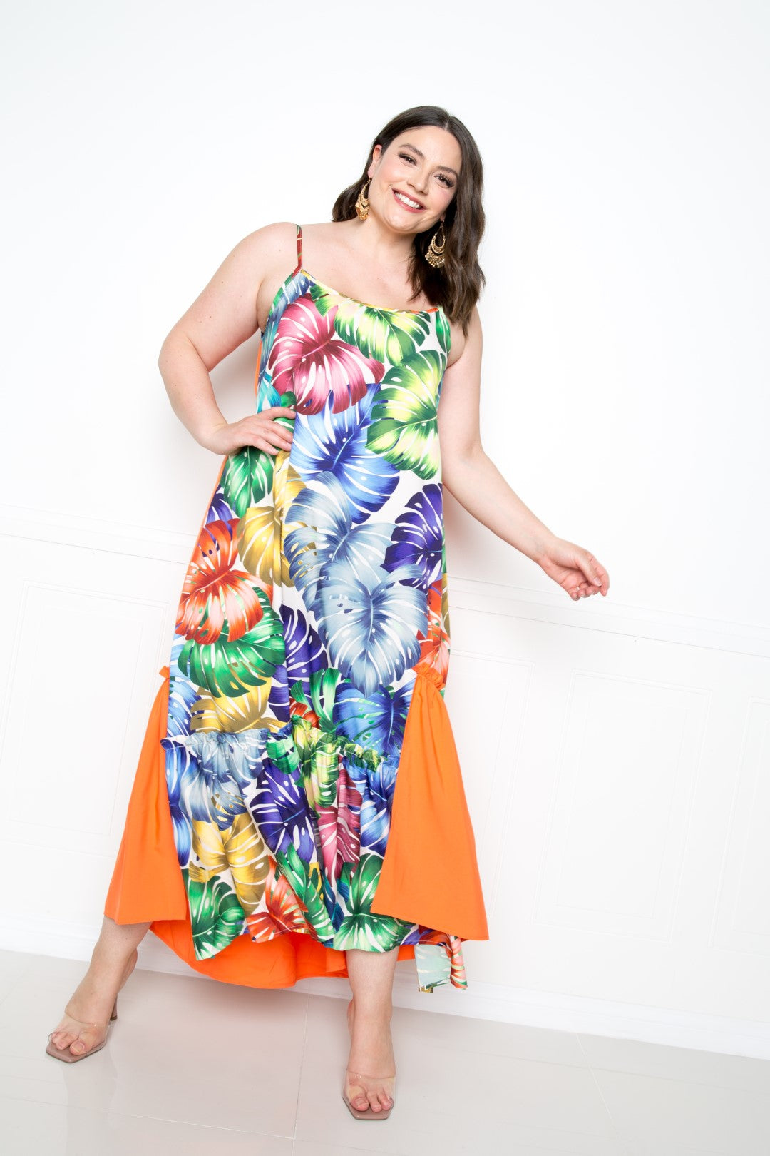 Women's Splice Tropical Dress