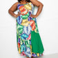 Women's Splice Tropical Dress