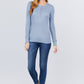 Women's Long Sleeve Henley Thermal Top