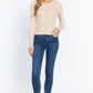 Women's Long Sleeve Crew Neck Basic Cardigan