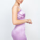 Women's Square Back Cutout Smocking Dress