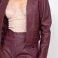 Women's Side Button Detailed Jacket & Shorts Set