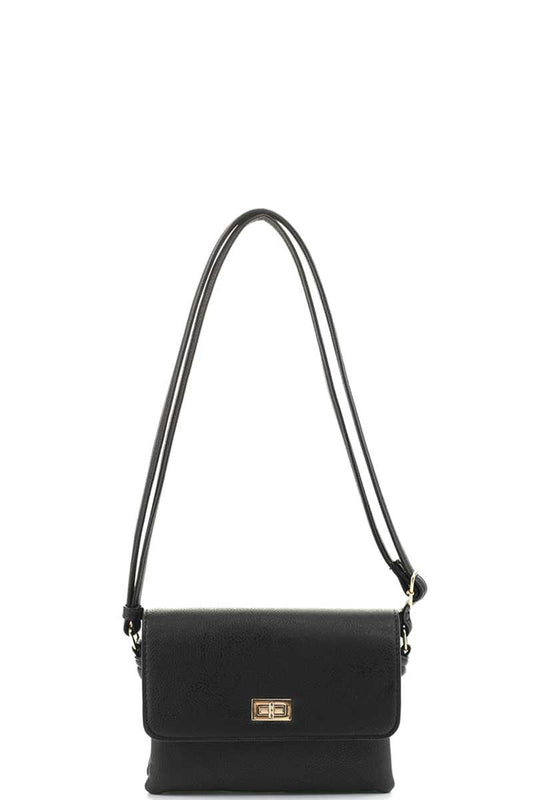 Women's Smooth Colored Crossbody Bag