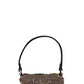 Women's Chic Rhinestone Handle Clutch Bag