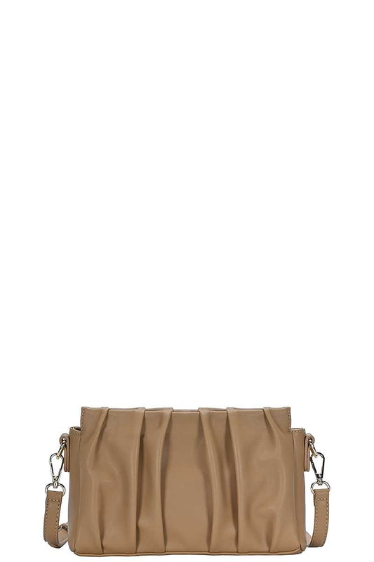 Women's Stylish Smooth Wrinkled Crossbody Bag
