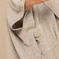 Women's Solid Knit Oversized Trench Jacket