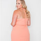 Women's Plus Size Lace Detail Bodycon Mini Dress