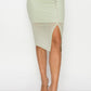 Women's Studded Stone Cami Top & Slit Mini Skirts Set
